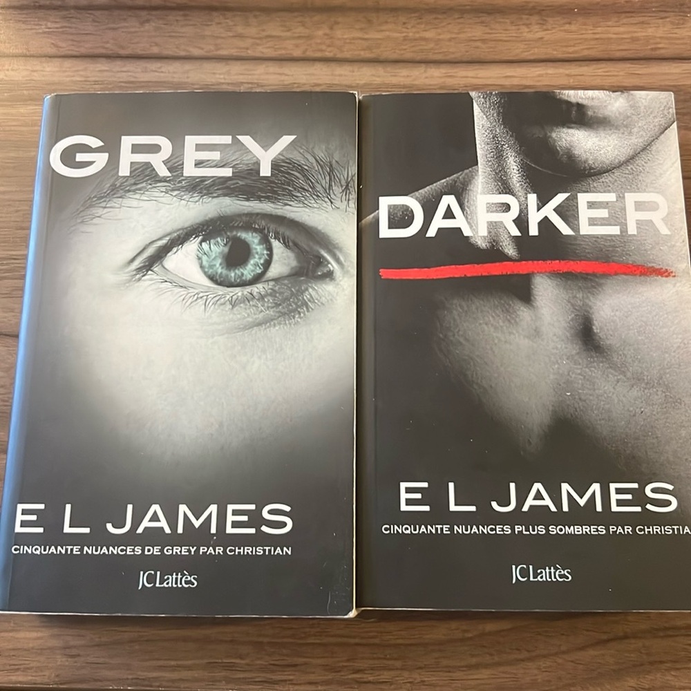 Grey + Darker - livres en français /  books in FRENCH